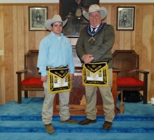 Father and Son Past Masters 2011-2012 Terrell #83 and Wells #915